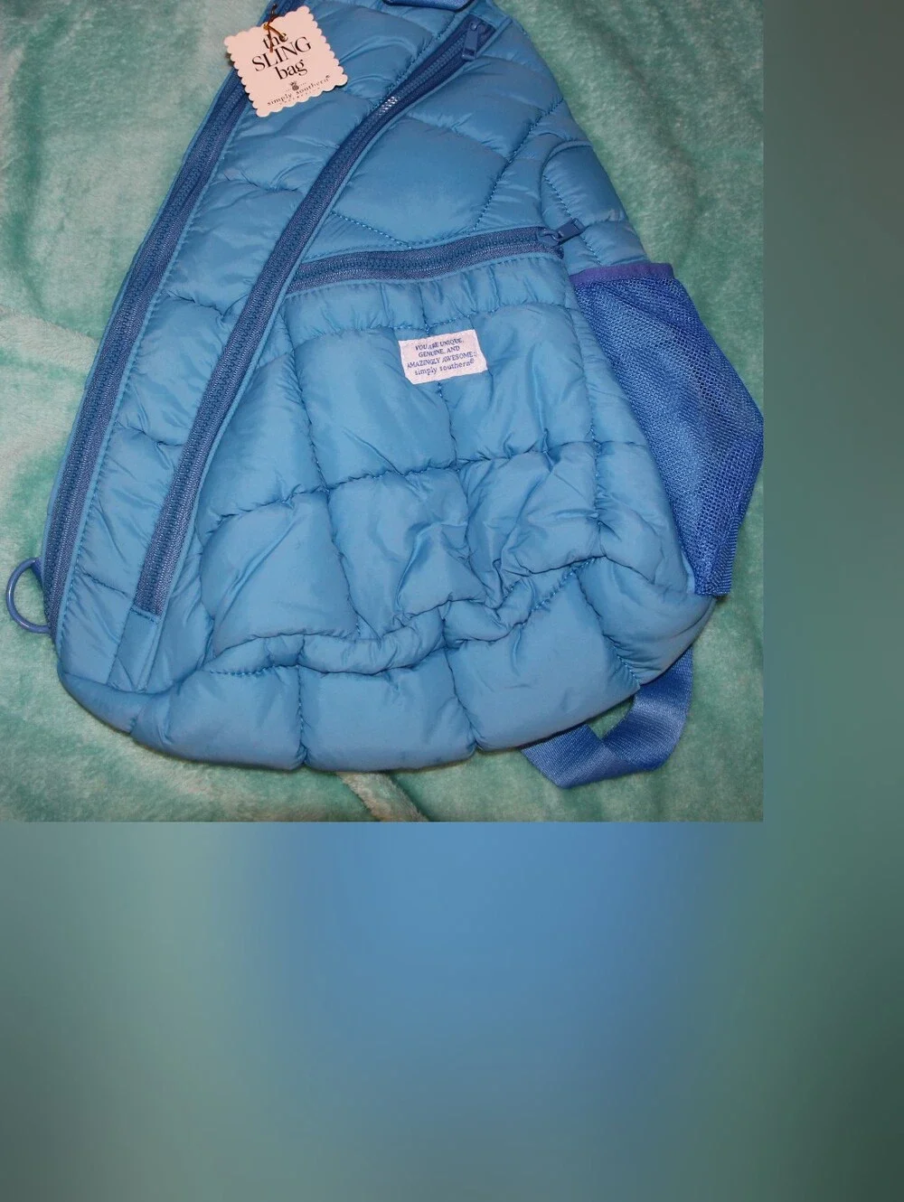Women's Blue Simply Southern Bag